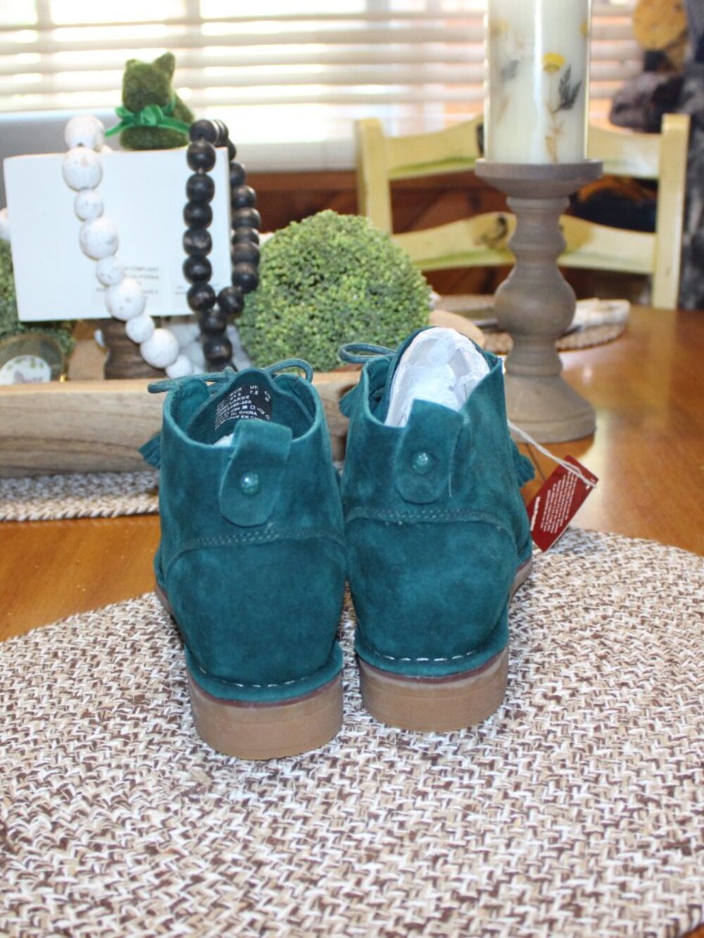NWT Hush Puppies Cyra Catelyn Chukka suede leather boot 9 1/2 WIDE STUNNING! - Picture 11 of 14